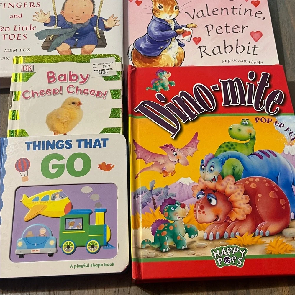 CHILDREN’S BOARD BOOKS SET OF 7 new kids books learning #87